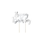 Happy Birthday beszúró ezüst 