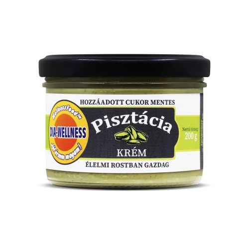 Dia-wellness Pisztáciakrém -  hozzáadott cukor mentes 200 g