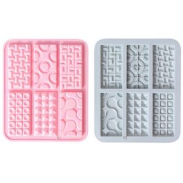 Szilikon forma- Mini Csokoládétábla 6db
