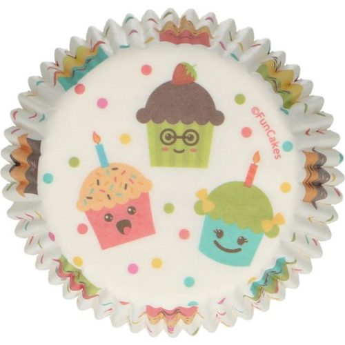 FunCakes Muffin Sütőpapír, Születésnapi Minta