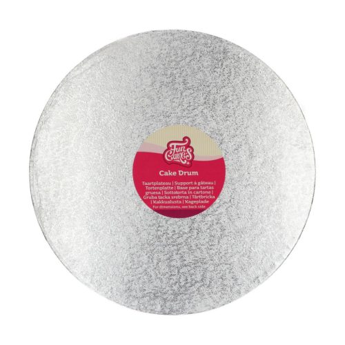 FunCake's Tortadob 30,5cm Kerek, Ezüst