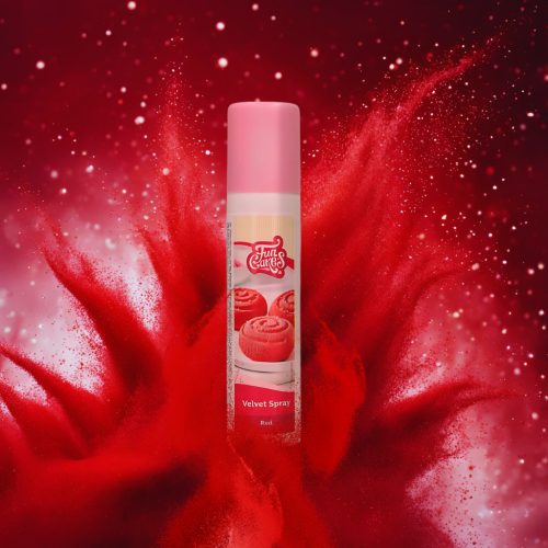 FunCakes Velvet Spray, Piros