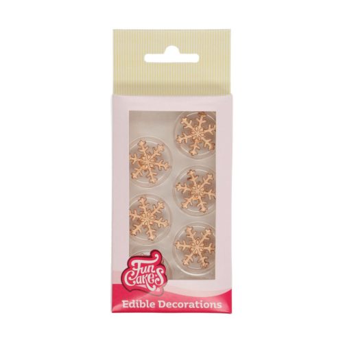 FunCakes Cukordekoráció, Bronz-Arany Jégkristály
