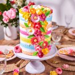 FunCakes Ehető ostyavirágok Bazsarózsa 7 db-os kiszerelésben 