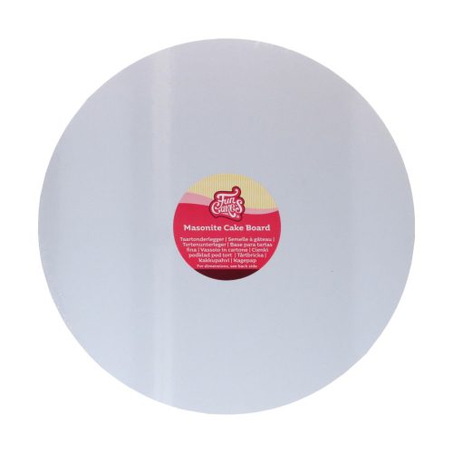 FunCakes Tortatábla, Fehér, 25x25cm