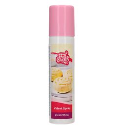 FunCakes bársony spray krémfehér 100 ml
